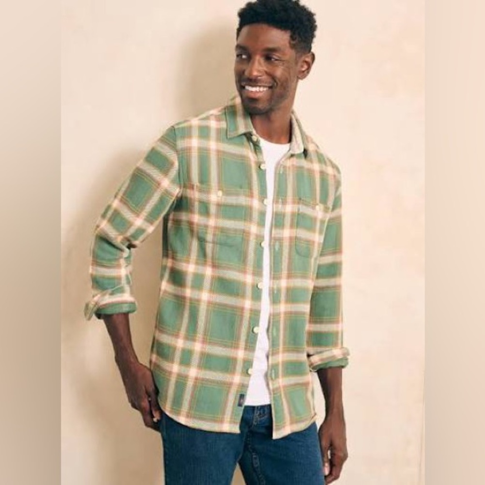 Faherty “The Surf” Cedar Valley Plaid